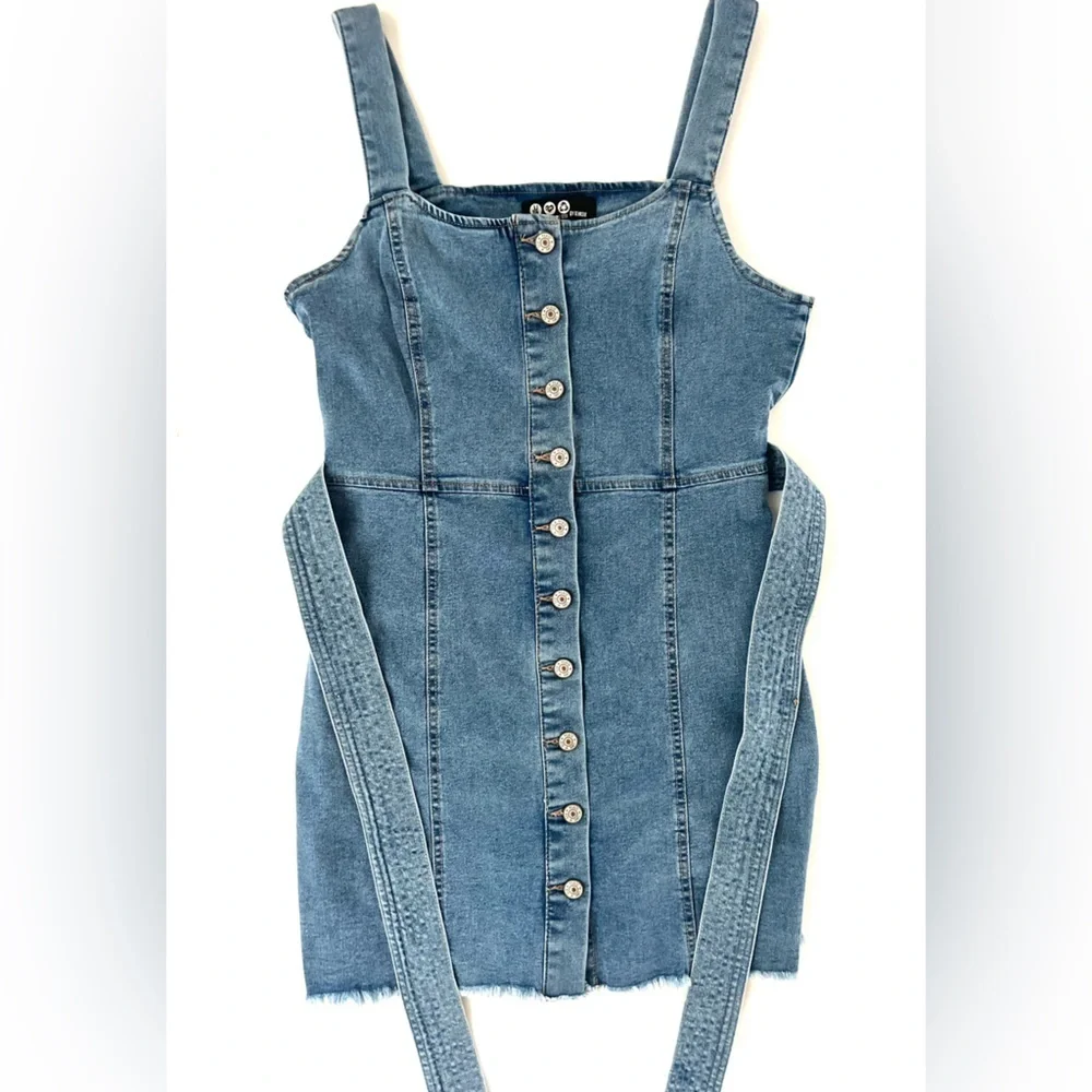 Rewash Denim Button-Up Dress Size (Fits Like S) - Picture 2 of 11